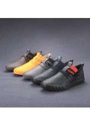 High Quality Men's Sneakers Casual Comfortable Outdoor Shoes Leather Loafers For Adults 2019