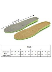 2021 memory foam insoles for shoes insole deodorant mesh breathable cushion running insoles for feet man women orthopedic insoles