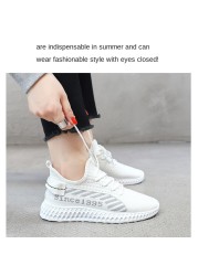 2021 Fashion Women's Sneakers New Lightweight Casual Breathable Shoes Women Lace-up Non-slip Flats Loafers