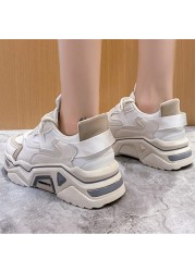 Old shoes trend women's shoes 2021 new autumn fashion Korean version increase thick-soled casual sports women's shoes