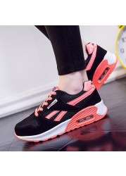 Ladies Shock Absorption Sneaker Comfortable Breathable Running Shoes Air Cushion Soles Casual Outdoor Shoes Shoes