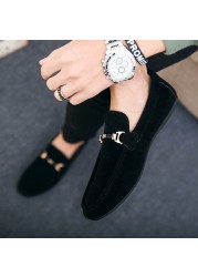 Fashion summer style soft casual shoes men shoes high quality shoes men flat shoes casual shoes Gommino driving shoes