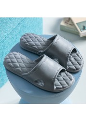 2022 slippers women summer thick bottom indoor home couples home bathroom non-slip soft tide to wear cool