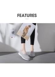 Mesh shoes women summer old Beijing cloth shoes women's shoes breathable hollow mesh casual sneakers women middle-aged mom shoes