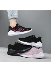 Women Breathable Running Shoes Comfortable Sneakers Mesh Soft-soled Shoes Women Flat-soled Casual Shoes Shoes