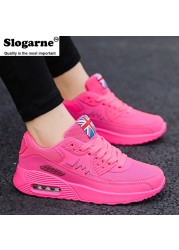 Women Sports Shoes New Fashion Breathable Trainers Students Casual Leather Tenis Feminino Sapato Women Flats Zapatillas Mujer