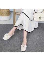 Spring Autumn Women's Shoes Flats Loafers Ladies Leather Brand Mules Women Sneakers Designer Mocasines Luxury Moccasins