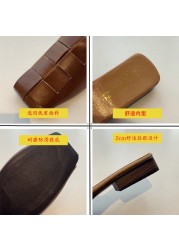 Women's Sandals New Summer Flat Platform Weave Sandal Chunky Bottom PU Leather Fashion Female Slippers Buckle Strap Ladies Shoes