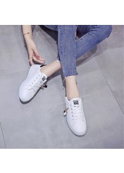 Women Casual Shoes Small Mesh White Shoes Summer Breathable Running Shoes Casual Students Low Flat Sneakers Zapatillas Mujer