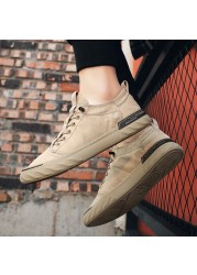 Men Canvas Sneakers 2022 Ice Silk Pedal Casual Canvas Shoes Breathable All-match Lace Shoes монскаровседневнарннананананананоненаноненнн