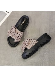 slippers women sandals platform sandals shoes women bow 2022 summer sandals slipper indoor outdoor flip flops female beach shoes