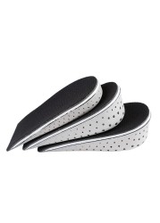 Heel Height Increase Insoles For Men Invisible Increase Lift Shoes Cushion EVA Half Increasing Insert Comfortable Foot Cushions