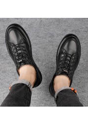 Genuine leather men's shoes, breathable casual shoes, designer, fall-summer, 2020