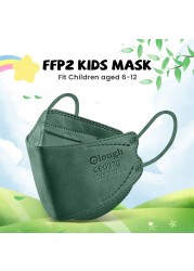 mascarillas ffp2 children kids KN95 mask ninos fpp2 colors homology ada spain ffp2maske 6-14 years boys girls protective gear