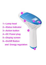 Malay M3 Hair Removal Laser Epilator Laser Permanent Hair Removal Electric Hair Removal Depilador A Laser 500000 Flashes