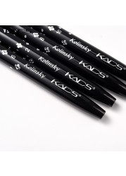 KADS Kolinsky Acrylic Brush Size 2#/4#/6#/8#/10# Acrylic Brush Professional Black Kolinsky Sable Acrylic Nail Brushes