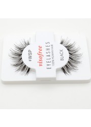 Handmade False Eyelashes 100% Human Hair 12 Pairs Messy Natural Eyelashes maquiagem cilios by Visofree