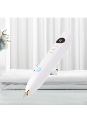 LCD Plasma Pen Professional Laser Tattoo Blackhead Removal Pen Skin Care Tag Tools Freckle Wart Removal Dark Spot Remover Beauty