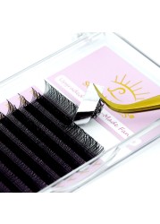 Song Lashes New Premade Fans YY Shape Black Brown Eyelash Extension Tips C/D Curl Fans High Quality