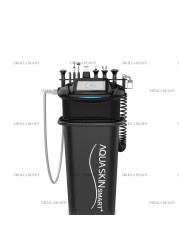 2021 new 10 in 1 ion galvanic oxygen jet skin scrubber spa salon equipment