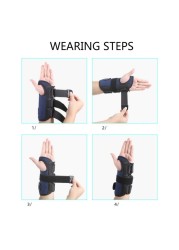 1pc Professional Carpal Tunnel Brace Breathable Adjustable Hand Wrist Splint Support Wrap Tendonitis Arthritis Pain Relief