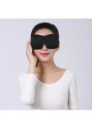 soft eyemask sleep 3d eye mask for outdoor travel sleep padded shade cover comfort relax blindfold nose bridge protection