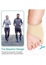 1 Pair Tailor Bunion Corrector Splint Pads for Bunion Pinky Toe Relief Toe Straightener, Little Toe Separator With Anti-Slip