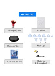 Hearing Aids Hearing Aids for Deaf/Elderly Adjustable Micro Wireless Small Size Invisible Hearing Aid J20 Ear Loudspeaker