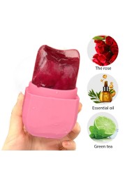 Beauty Ice Facial Massage Roller Ice Facial Massage Ice Flower Silicone Ice Mold Beauty Pain Relief Reduce Swelling Skin Care