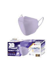 New 30pcs/box Adult Ffp2 Disposable Mask 3D 3D Protection Four Layers Individually Packaged Adult Disposable Mask