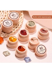 54 Colors Solid Cream Gel Nail Polish Long Lasting No Fade Semi Permanent Varnish Mix Nail Gel