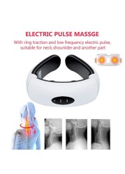 Cervical Electric Neck and Back Body Massager Machine Neck Massage Hardware Tool Relaxation Device Health Beauty