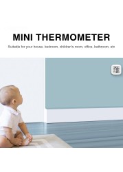 Ondoor thermometer/hygrometer easy to read mini thermometer accurate measurement instrument practical easy to install