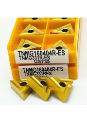 TNMG160404 TNMG160404R US735 UE6020 VP15TF High Quality Carbide Turning Tool TNMG Turning Insert Cutting Tool