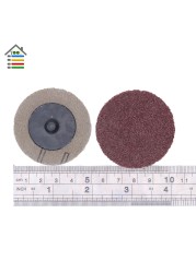 25pcs 50mm Sanding Disc For Roloc Polishing Pad Plate 2 Inch Sander Paper Disc Grinding Wheel Abrasive Tools 60 80 100 120 Grit