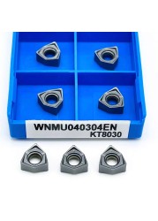 10pcs Turning Tool WNMU040308 EN WNMU 040304 Carbide Tool 100% Original CNC Hexagonal Fast Feed Milling Insert Tools WNMU040304