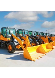 China Factory Hot Sale 3T Mini Wheel Loader 0.43 Cbm With Best Service 1 Ton 2 Ton Multifunctional Hydraulic Pressure Loader