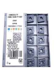 أداة تحول الطحن عالية الجودة CNMG120408 TF IC907/908 أدوات تحول خارجية CNMG 120408 أدوات إدراج كربيد