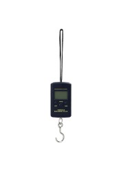 Stainless Steel Hanging Electronic Hook Scale Electronic Hanging Hook Scale Kitchen Weighing Tool 40kg x 10g Mini Digital Fishing Luggage Scale