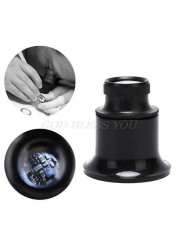 20X Gems Eye Loupe Ring Magnifier Magnifying Glass Watches Jewelry Tools Drop Shipping