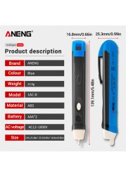 Electricity Tester Pencil Digital 90-1000V 12-1000V AC Non-Contact Voltage Detector Tester Pen Tester Meter Volt Current Electrical