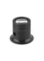 Single Lens Magnifying Glass Black Lens For Watch Jewelry Repair Direct Shipping 10X