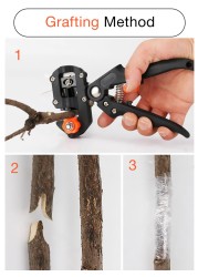 Grafting Shears Fruit Tree Grafting Scissors Multifunction Bud Cutter Gardening Tools Grafting Scissors Garden Pruning Tool