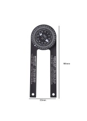 Miter Saw Protractor ABS Angle Finder Level Meter Miter Gauge Goniometer Protractor Inclinometer Measuring