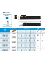 الحز أداة حامل MGEHR1010 MGEHR1212 MGEHR1616 MGEHR2020 MGEHR2525 كربيد الحز إدراج MGMN150 MGMN200 MGMN300 MGMN400