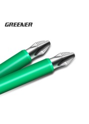 Greener Anti Slip Magnetic Impulse Head Cross High Hardness Hand Drill Bit Screw Electric Screwdriver Set 25 50 65 70 90 150mm PH2