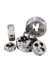 Hampton Alloy Steel 1pc Steel Round Die Threading Metric Die Right Hand Die M2 M2.5 M3 M4 M5 M6 M7 M8 M9 M10 M12 M14 M15 M16 Die