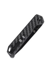Kizer folding knife Begleiter V4458.2N1 carbon fiber black handle 2021 new N690 steel blade knife outdoor camping tools