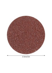 140pcs wet dry sandpaper assortment 100-3000 grit sanding disc 1" 25mm sand paper with hook and loop sanding pad and shank