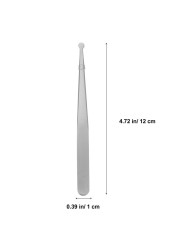 Precision tweezers, stainless steel tweezers, round, high elastic, non-magnetic, precise